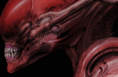 Carlos Huante shares Red Xenomorph artwork!