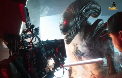 Go behind the scenes of Alien: Romulus with this 12 minute on-set video!