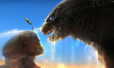 Official Godzilla x Kong (2024) movie concept art by Raj Rihal!
