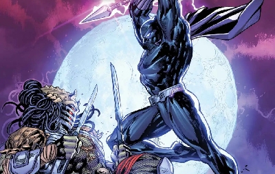 Predator fights Wakanda's Black Panther in latest Marvel comic crossover!