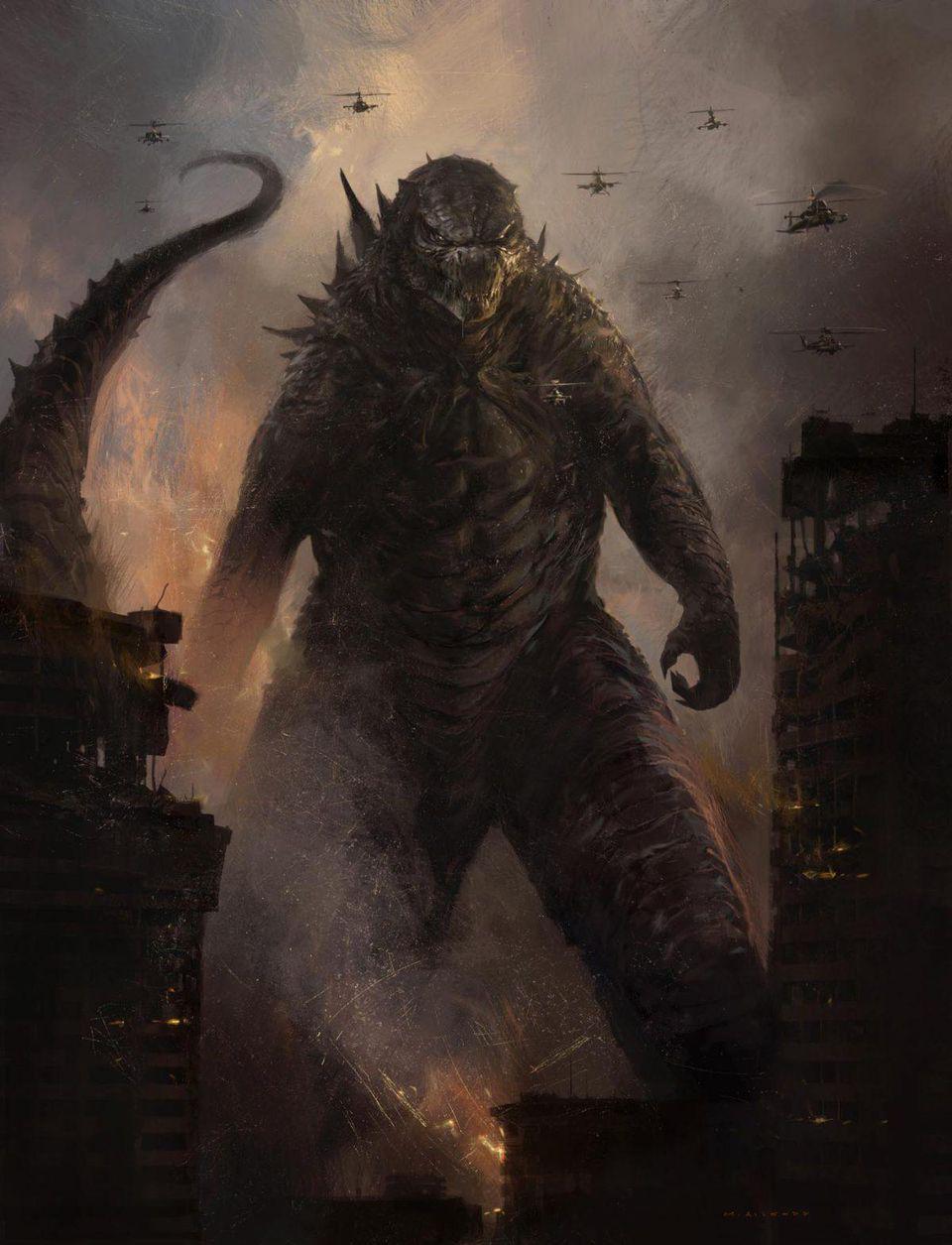 Devil And God Godzilla Wallpaper Monster Concept Art Kaiju Art The