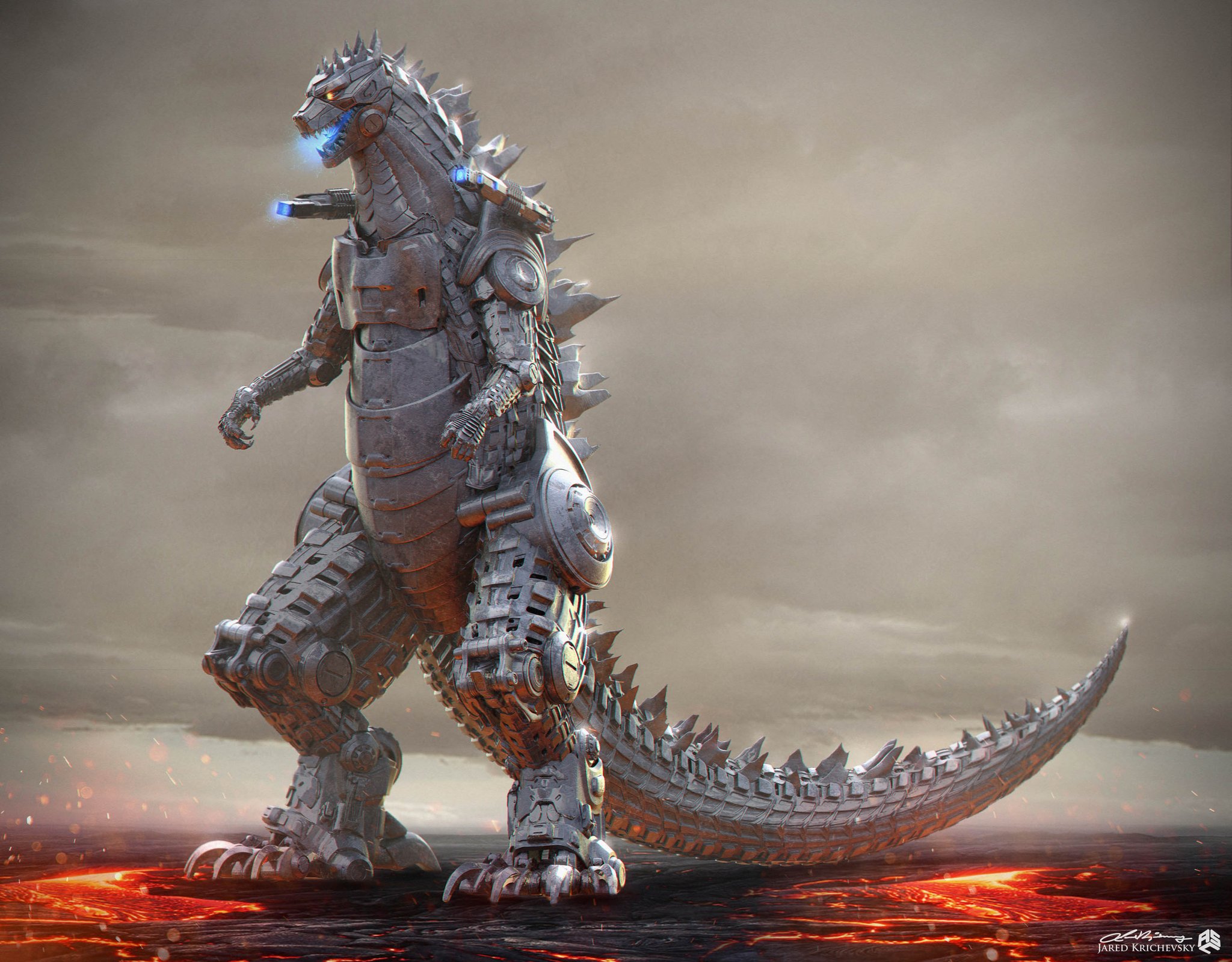 Here is Mechagodzilla from Ready Player One!