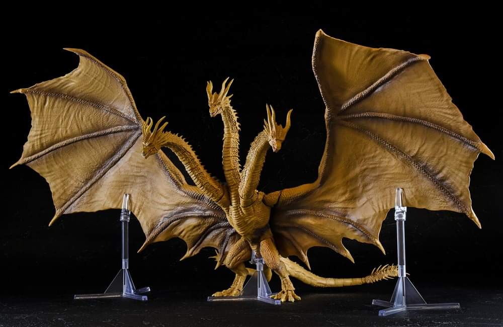 Official Packaging Promo Photos For S H MonsterArts Monsterverse King Ghidorah