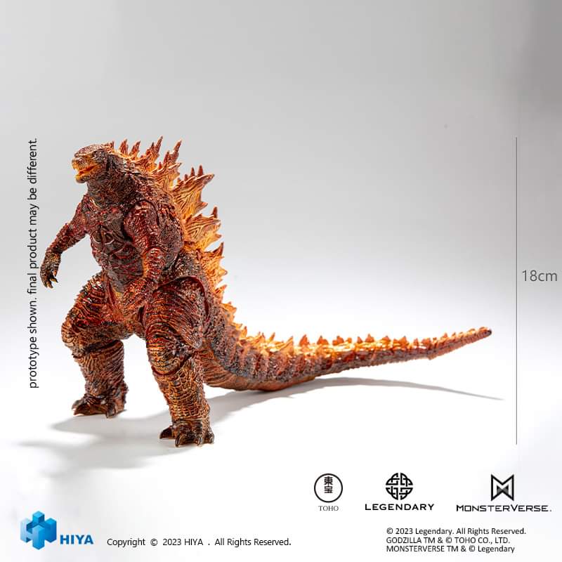Hiya Toys unveil Burning Godzilla figure images and arrival date!