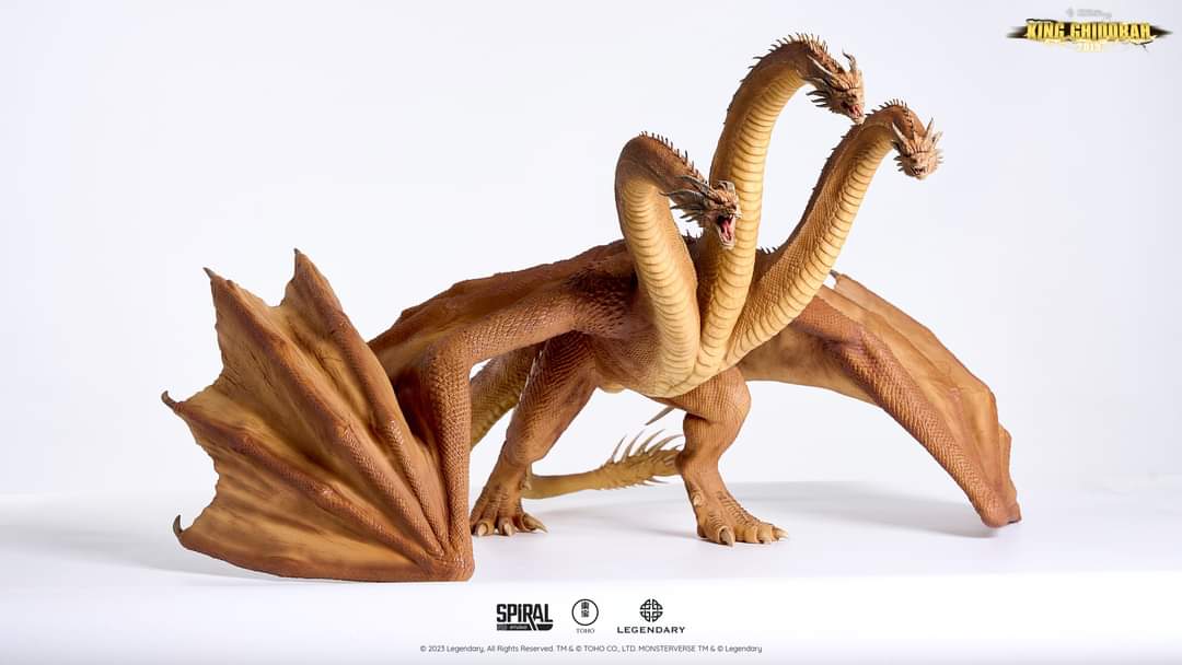 Spiral Studio Unveil New Monsterverse Ghidorah (2019) Statue! - Spacerfit