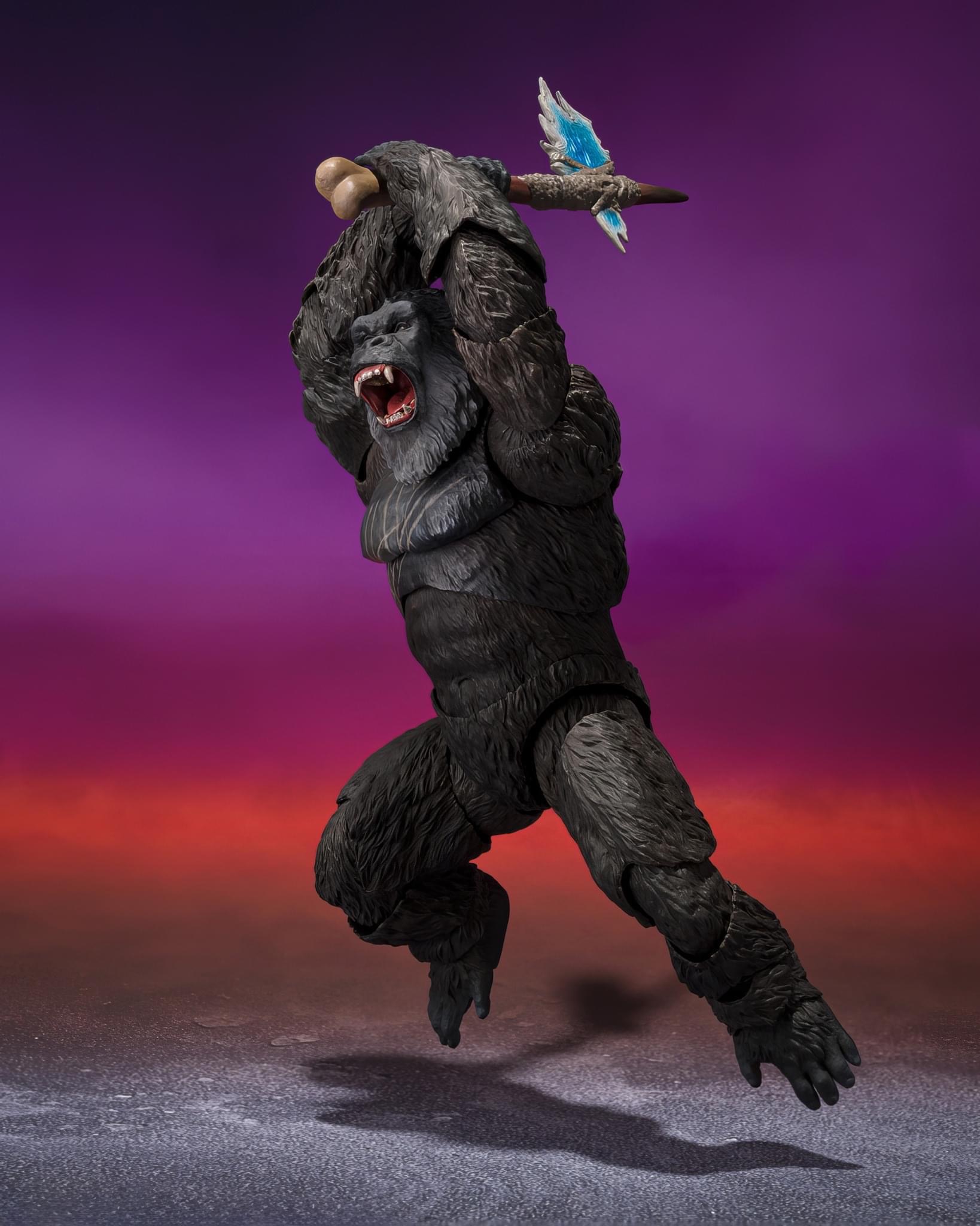 S.H. MonsterArts reveal Godzilla x Kong (2024) figure images!