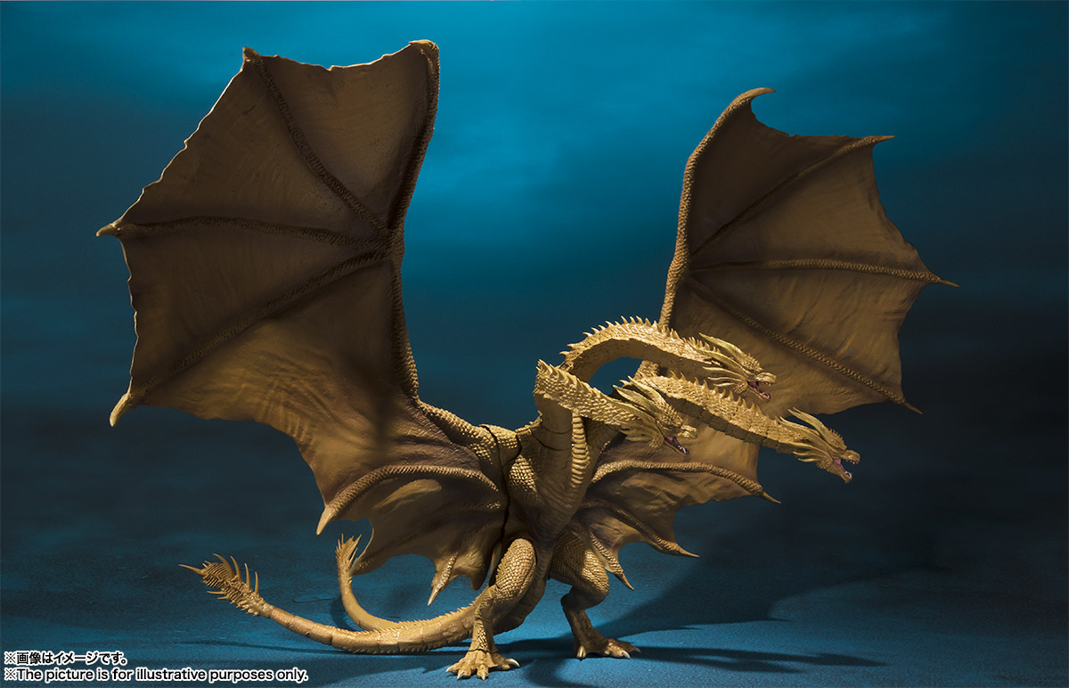 S H Monsterarts King Ghidorah And Godzilla Images Revealed