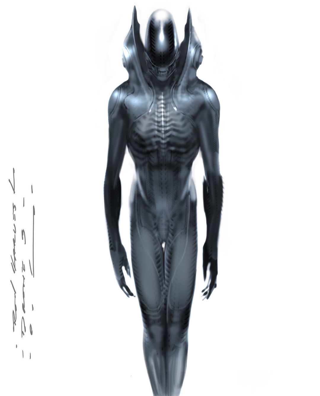 breaking: concept art for unmade alien movie released! (alien 5)