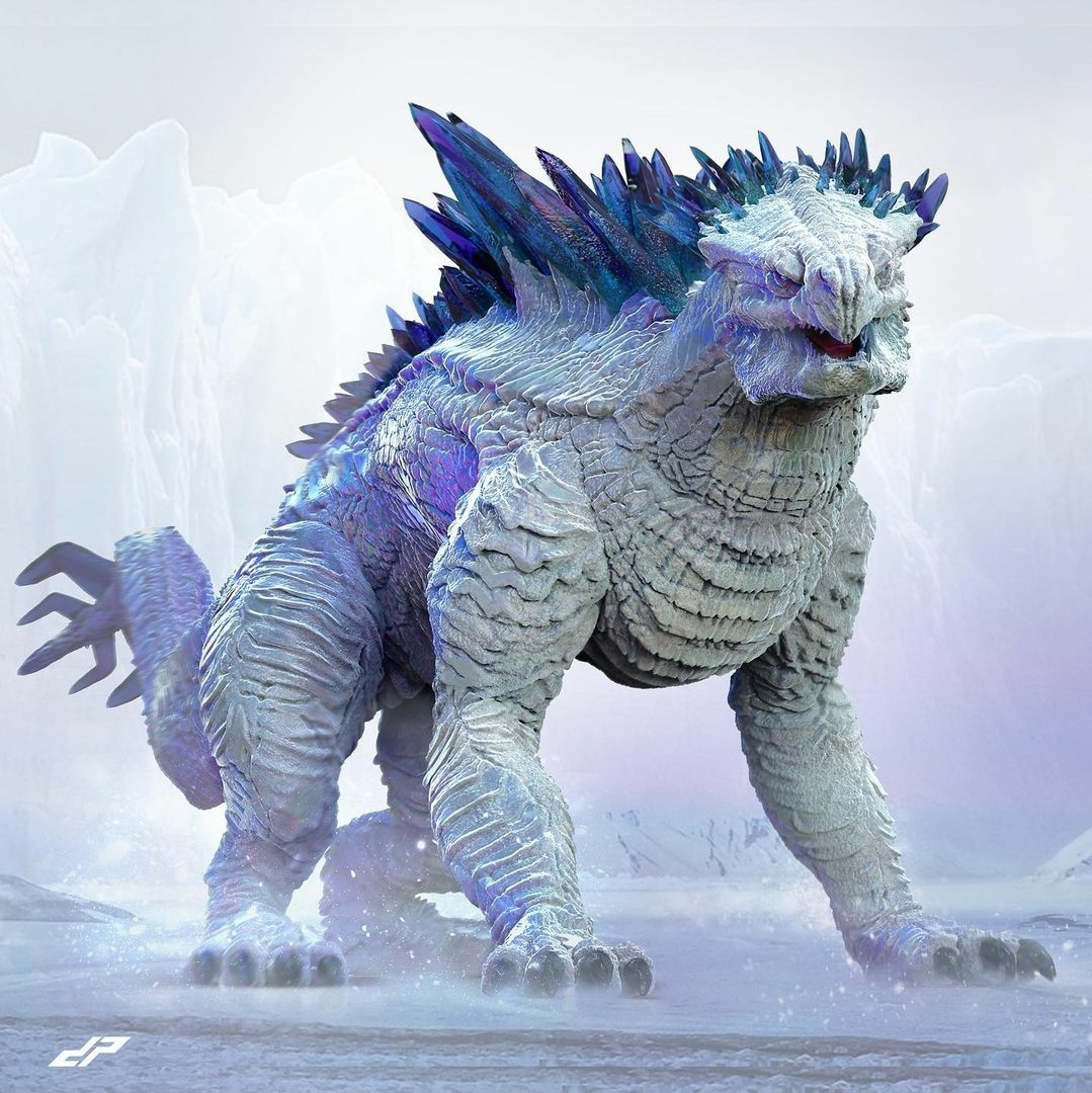 UPDATED Dopepope Renders Ice Titan Shimo From Godzilla X Kong The New Empire