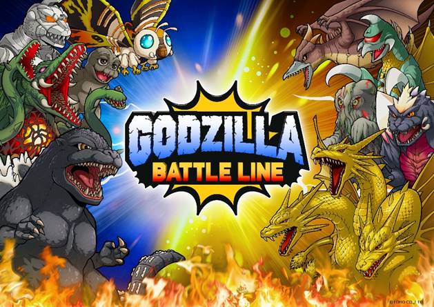 Godzilla Games for mobile Godzilla Battle Line Official website