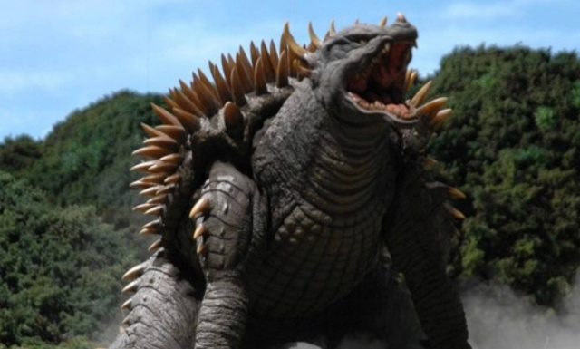 Anguirus looking Titan spotted in official Godzilla 2 movie art book!