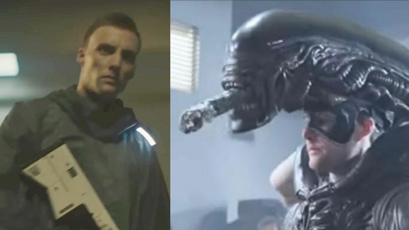 Cameron Brown transforms from Xenomorph to Weyland-Yutani Synthetic for Predator: Badlands!