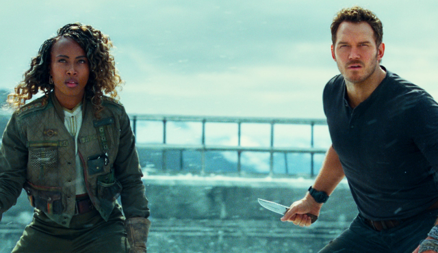 Chris Pratt and DeWanda Wise feature in new Jurassic World Dominion image!