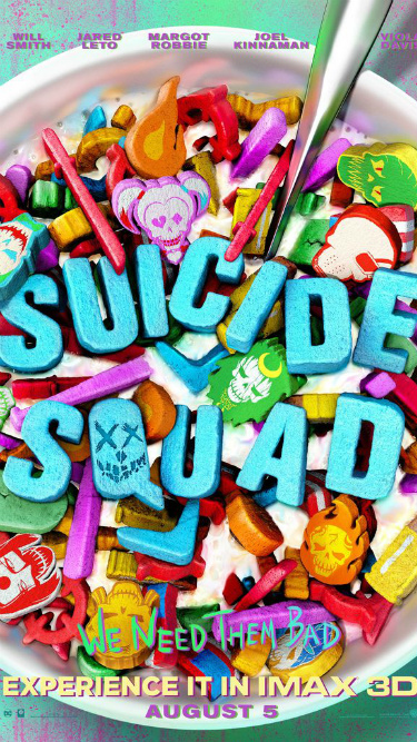 Eat supervillains for breakfast with Suicide Squad's latest poster