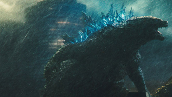 Godzilla's dorsal spines in Godzilla vs. Kong footage