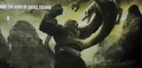 Kong battles a giant Skullcrawler in early preview for Kong: Skull Island Art Book!