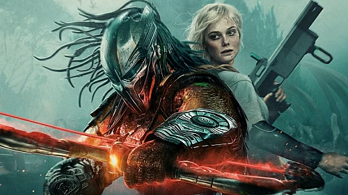 Dek sports different armor on this official alternative Predator: Badlands movie poster!