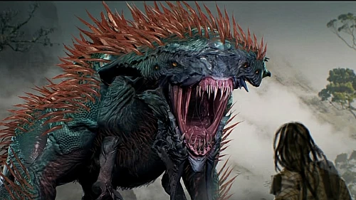 Early Kalisk concept art from Predator: Badlands by Karl Lindberg!