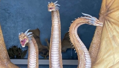 Insane New King Ghidorah (2019) Statue Image