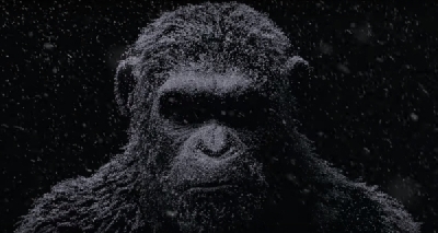 War for the Planet of the Apes viral video reveals snow covered Caesar!