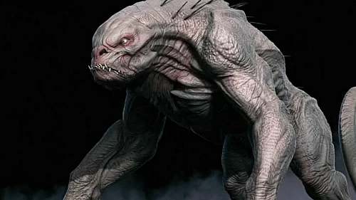 Wild unused designs for the adult Kalisk from Predator: Badlands by Jerad Marantz!