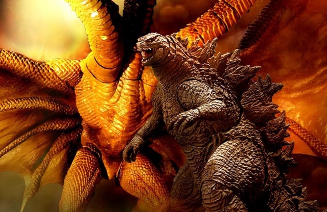 Monsterverse King Ghidorah dwarfs Godzilla and other Monsters in the new movie!