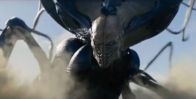 lol the trailers showed a giant alien "mech suit" in ...