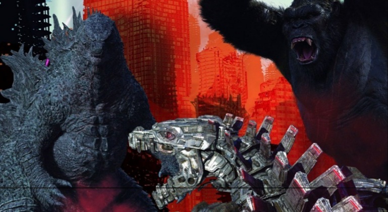 New Official Image Shows Mechagodzilla Godzilla And Kong Facing Off