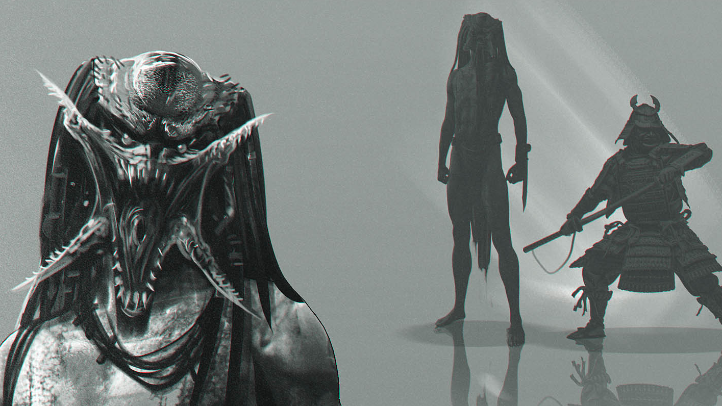 Official concept art reveals unused Feudal Japan Serpent Yautja variant from Killer of Killers! (EXCLUSIVE)