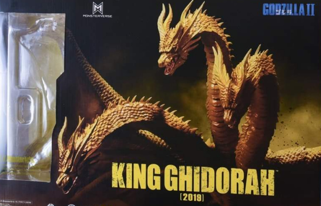 Official packaging & promo photos for S.H. MonsterArts Monsterverse King Ghidorah!