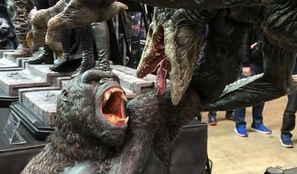 Prime 1 Studio unveil epic Kong vs. Skullcrawler statue!