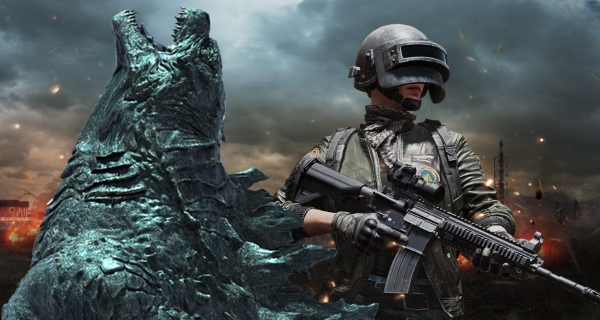 Godzilla Coming To Playerunknown S Battlegrounds Nerdbot - the limited time godzilla event sees players tracking prints left behind by the colossal beast collecting these tracks will lead players to new items based