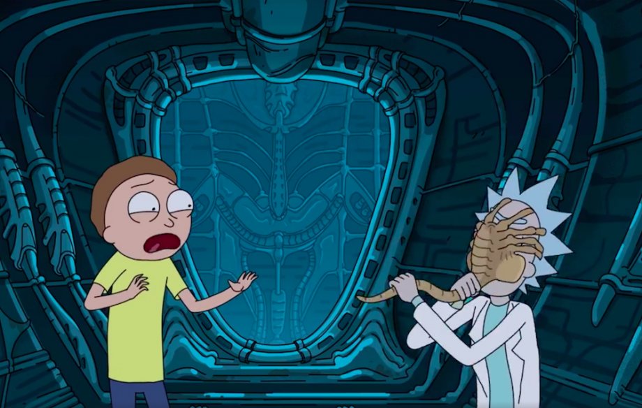 Rick and Morty Encounter Xenomorphs In Hilarious Video