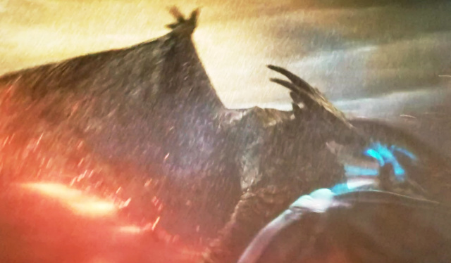 Rodan viciously battles Mothra in Godzilla 2: King of the Monsters!