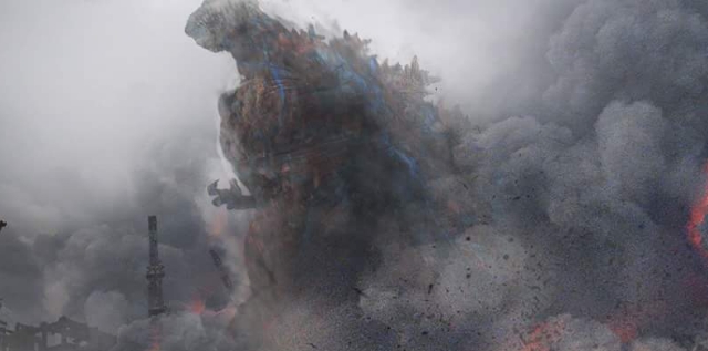 Shin Godzilla concept art depicts the aftermath of Gojira's resurgence!