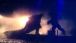 BREAKING: Godzilla and Kong battle atop aircraft carrier in leaked Godzilla vs. Kong footage!
