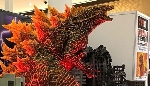 Closer look at Legendary Burning Godzilla statue spotted in Japan!