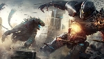 Pacific Rim Uprising fight scene and Kaiju movie artwork!