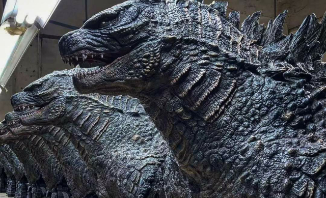 Sneak peek of Godzilla bust from GvK by Prime 1 Studio!