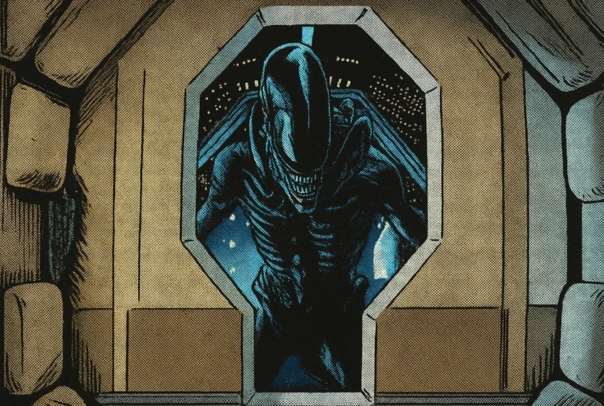 Take a look at this incredible Alien:Earth inspired artwork!
