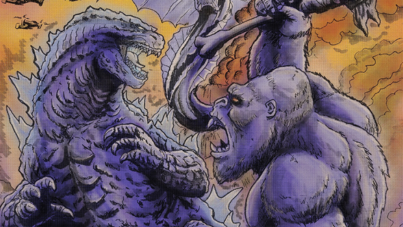 The new Monsters in Godzilla vs. Kong collide in epic new fan artwork!