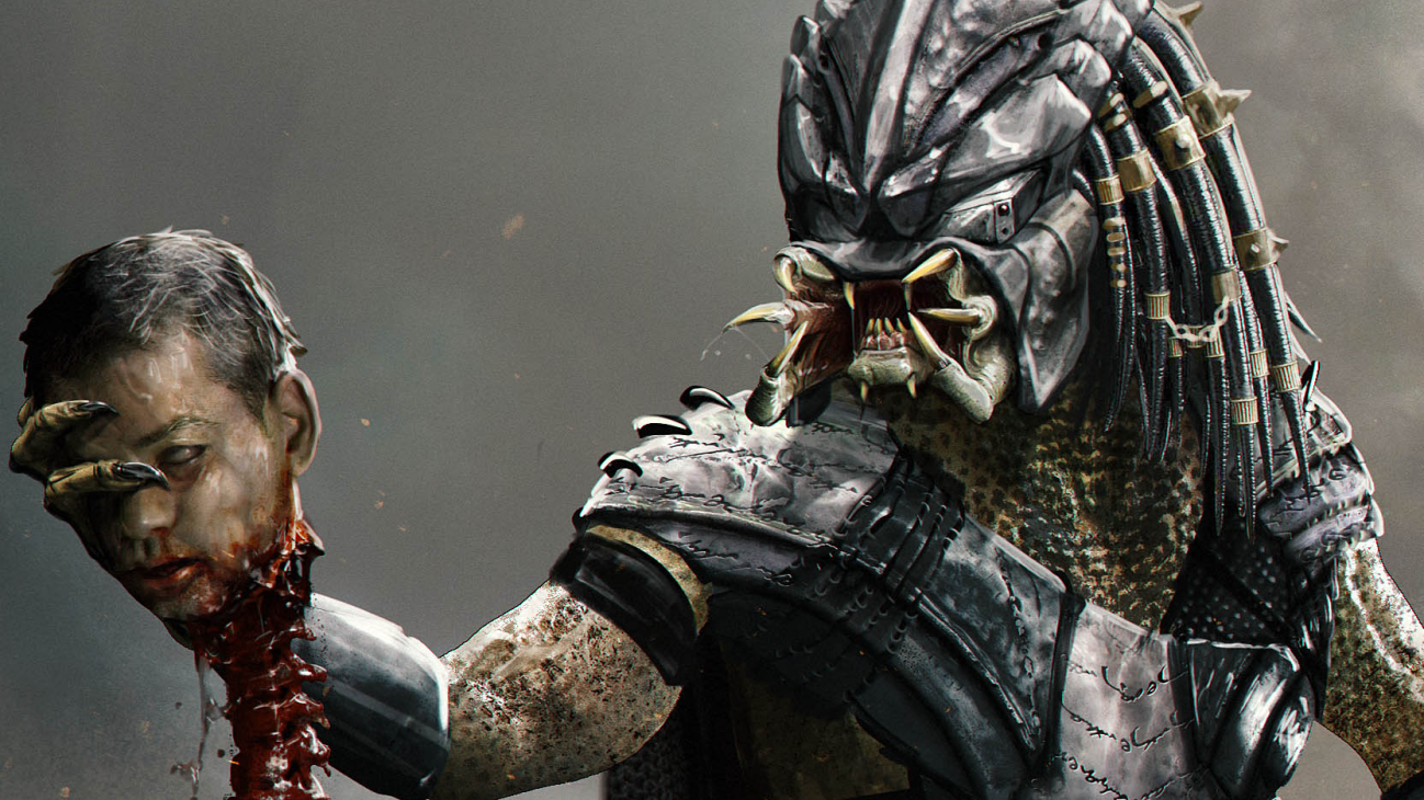 Unused World War 2 Predator concept art features a triple mandible Yautja! (EXCLUSIVE)