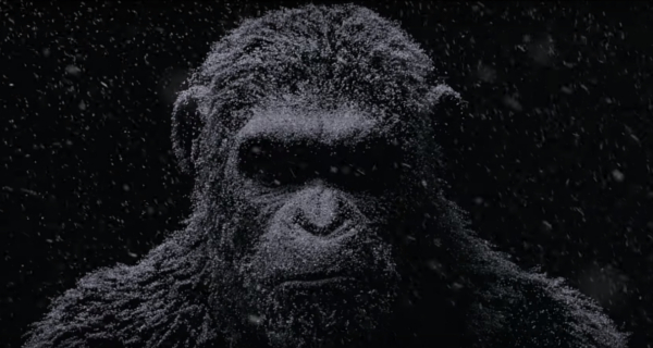 War for the Planet of the Apes viral video reveals snow covered Caesar!