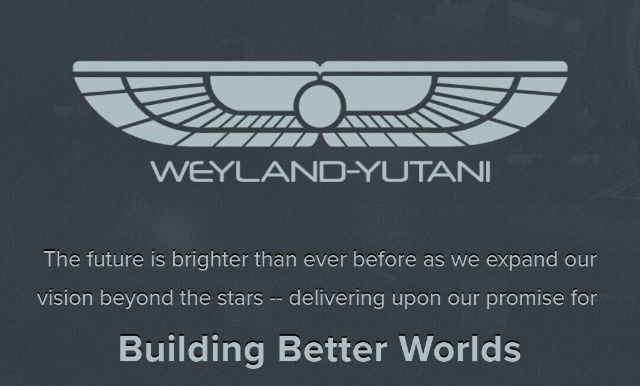 Weyland Industries viral website updated for Alien: Covenant!