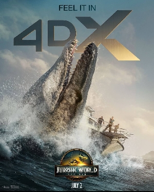 4DX Jurassic World Rebirth poster