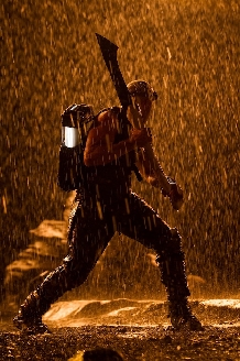 Riddick Hunting in the Rain