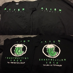 Alien: Covenant construction crew shirts