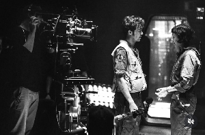 Alien: Earth behind the scenes set photo
