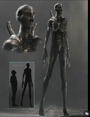 Alternative / Unused Offspring Alien concept