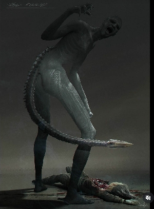 Alternative / Unused Offspring Alien concept